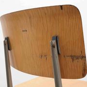 Marko S101 vintage chair in beech and grey