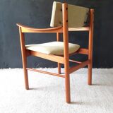 Vintage office chair, anise green