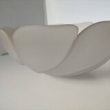 Suspension lampshade in opaline glass