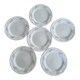 Set of 6 floral dessert plates