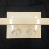 Plastic shelf with coat hang by Kartell