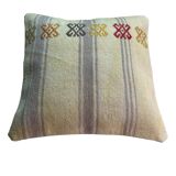 Housse de coussin kilim turc vintage, 40 x 40 cm