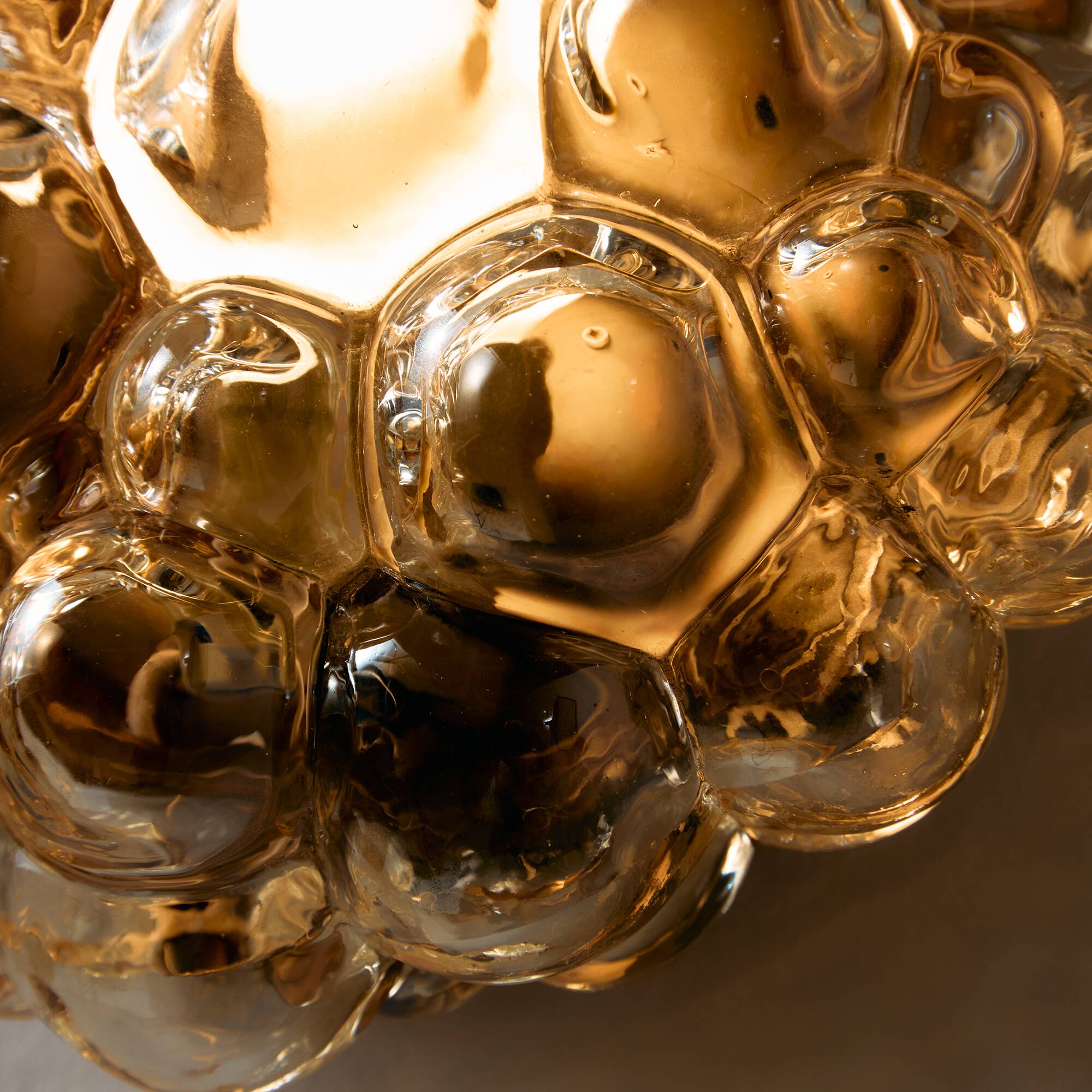 Bubble glass wall light by Helena Tynell for Limburg