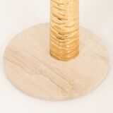 Mid century modern decorative solid brass palm