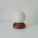 Vintage opaline ball lamp from the 80s