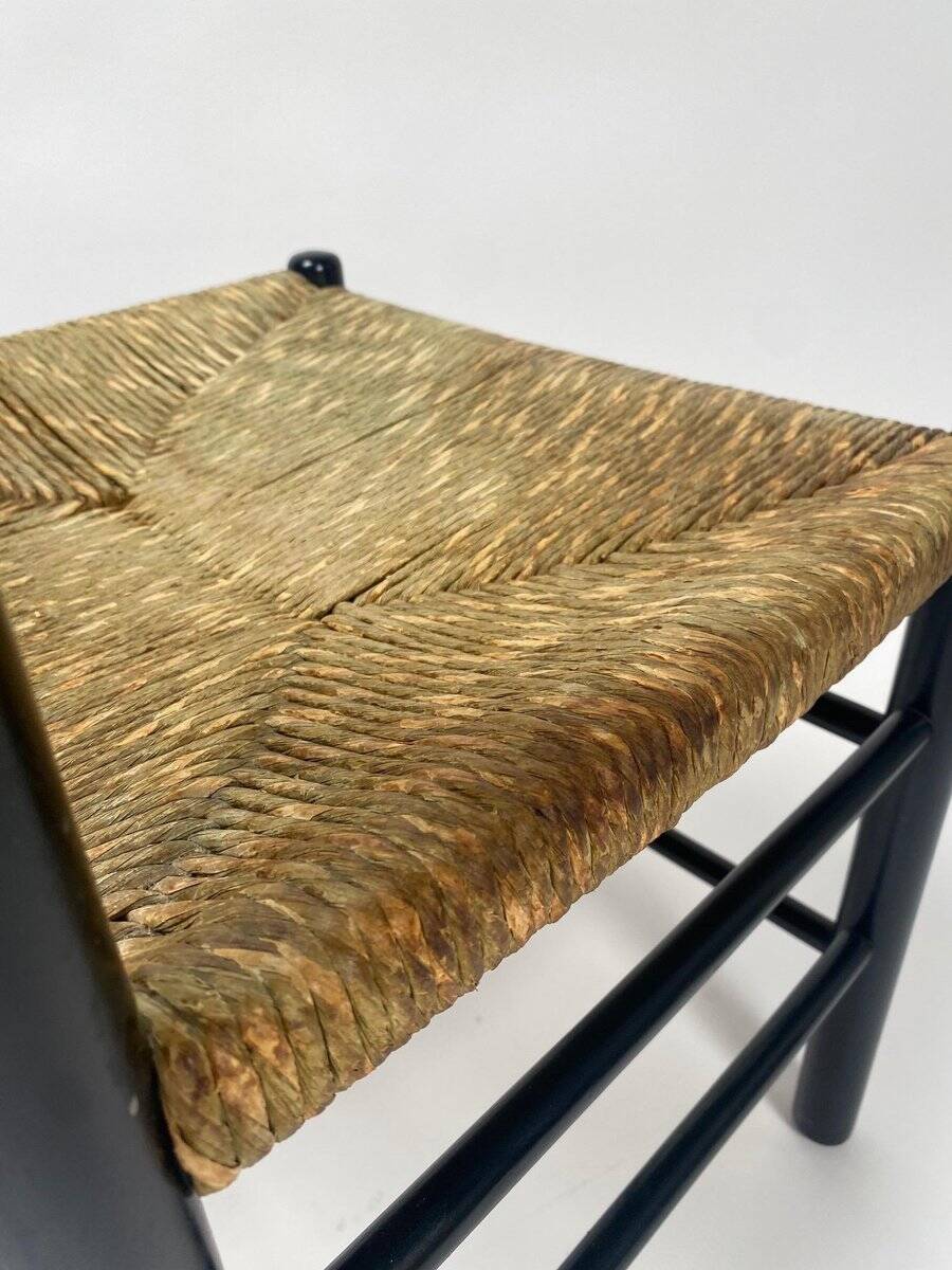 Mid-Century Dordogne Chairs in the style of Charlotte Perriand, 1960s, Set of 4