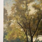 Bank of the Marne, oil on canvas signed Albert Mauguiere 1875-1968