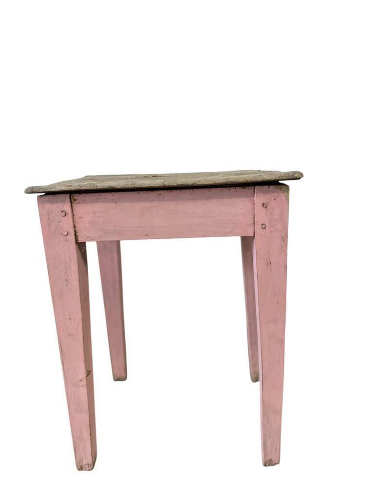 Vintage pink plant table / side table