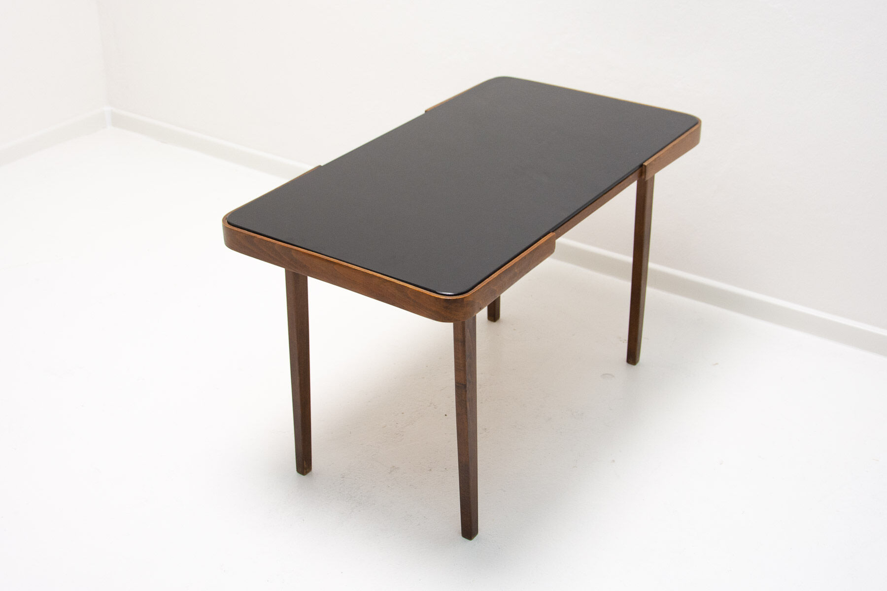 Mid century opaxite glass coffee table, 1960´s, Czechoslovakia