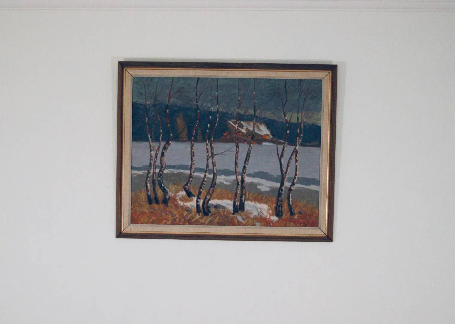 « Bouleaux au bord du lac » par Ragnar Lindström