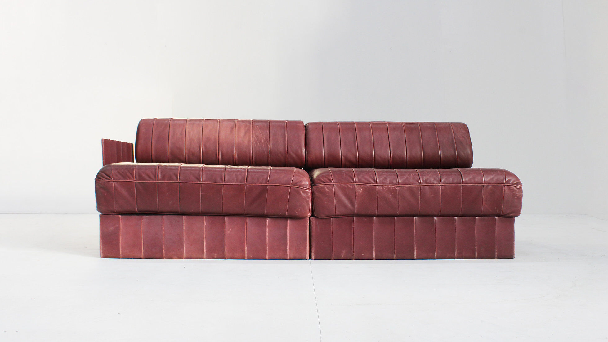 De Sede DS 88 modular sofa leather patchwork Switzerland 1970s