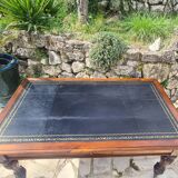 Flat desk double sided mahogany era XIX TH century