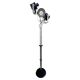 Lampadaire par Brusasco et Torletta mod P433 pour Luci Milano, modernisme italien.