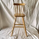 Children's wooden high chair