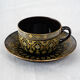 Tea Service - Sarreguemines - Rockingham Model - XIXth Century