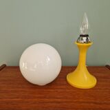 Vintage opaline lamp, 70s