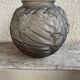Art Deco frosted glass ball vase.