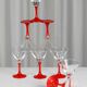 Lot de 8 verres à cocktail  vintage