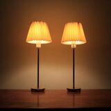Pair of Midcentury Table /Desk Lamps Falkenbergs Belysnings, Sweden, 1970s