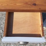 Old grey ceruse coffee table