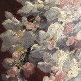 Oil on canvas Glycine branch