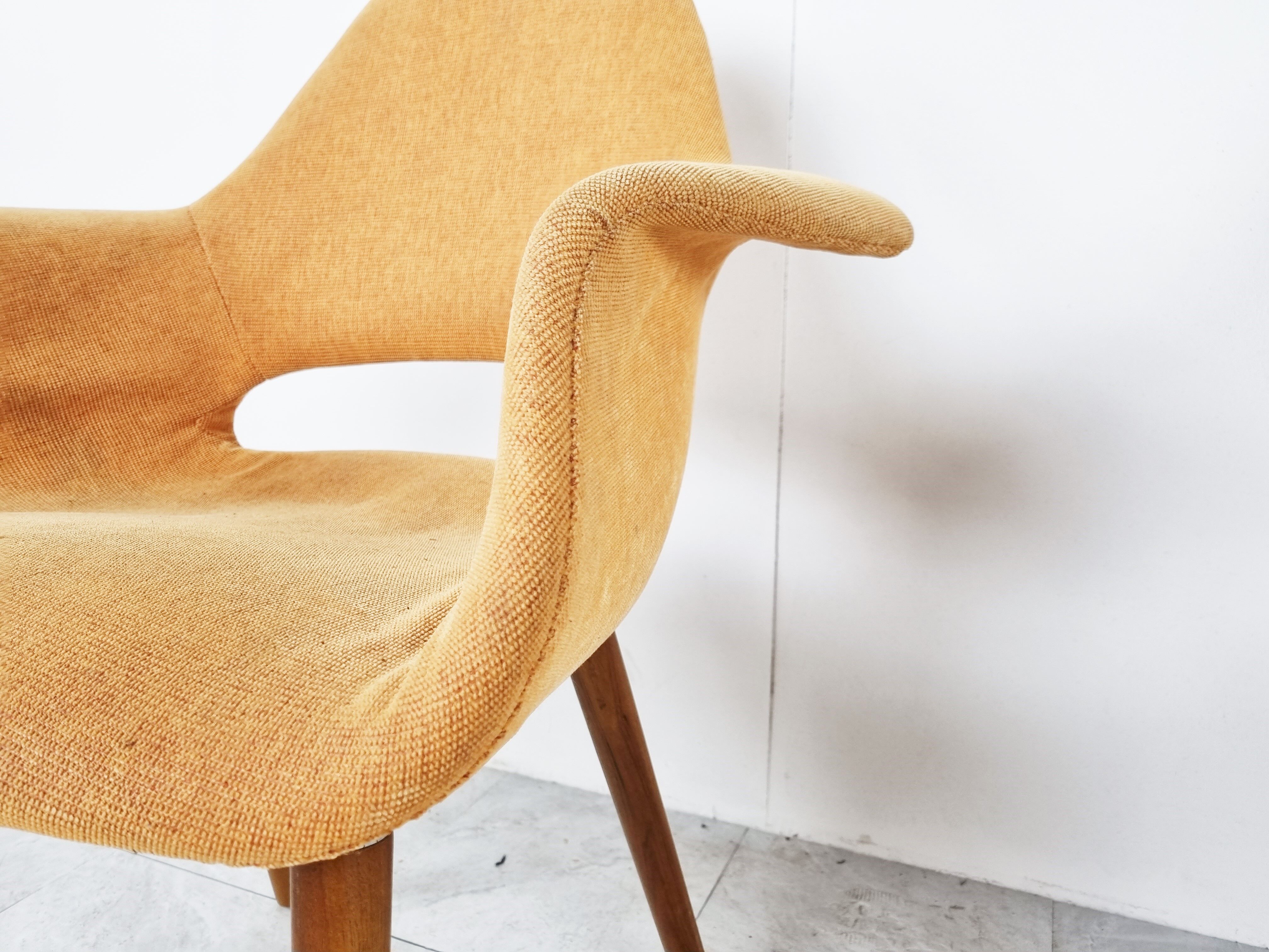 Vintage organic armchairs, 1970s