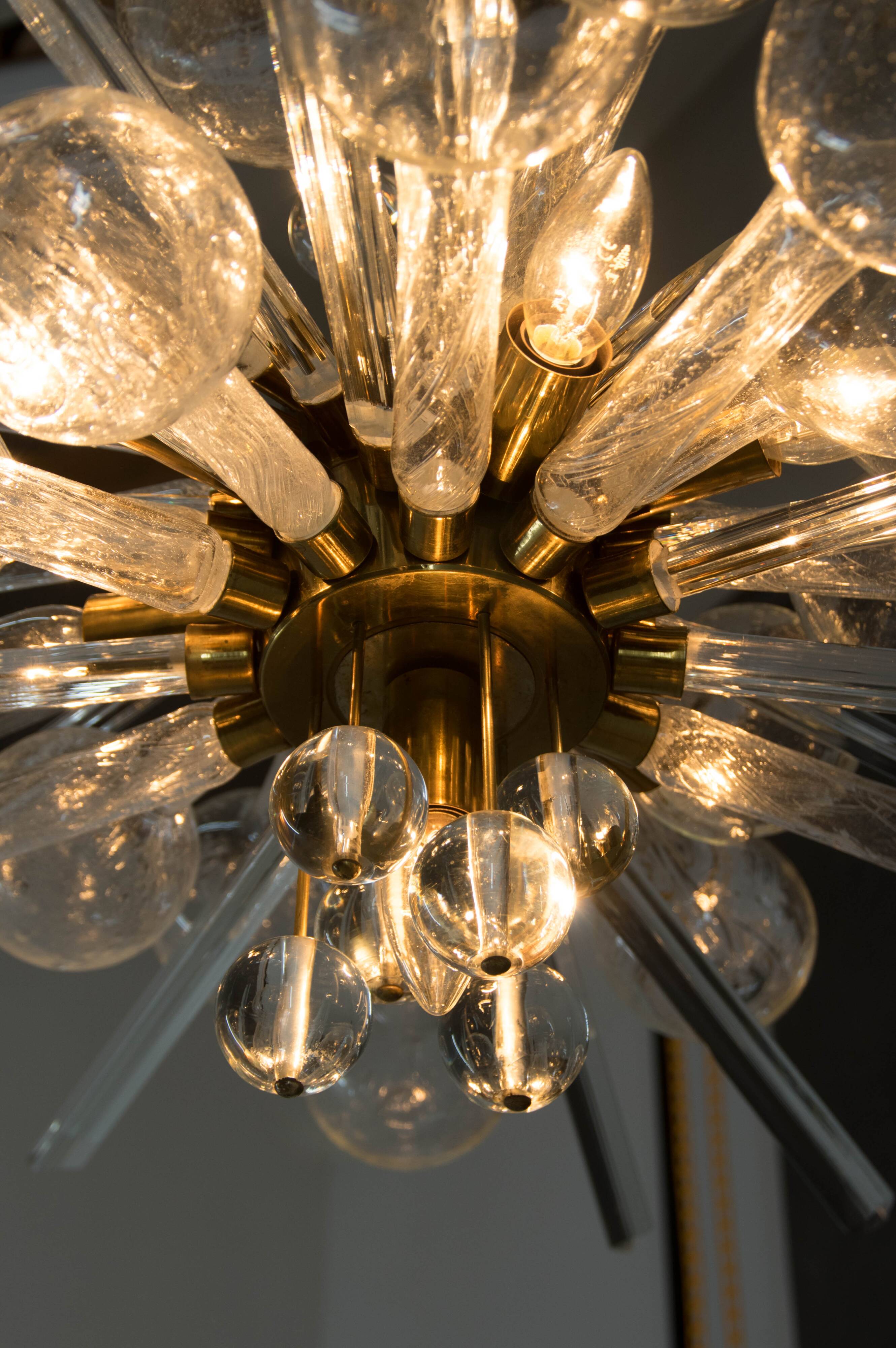 Extraordinary Art and Design Chandelier by Rene Roubicek, 1960s