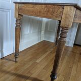 Farm table with turned legs