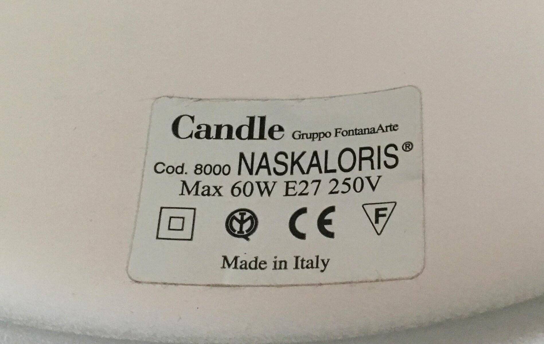 Mid-century Naskaloris work lamp by Archivio Storico for Fontana Arte.
