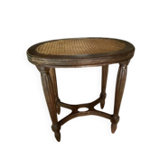 Piano stool, seat in cane in perfect condition.
