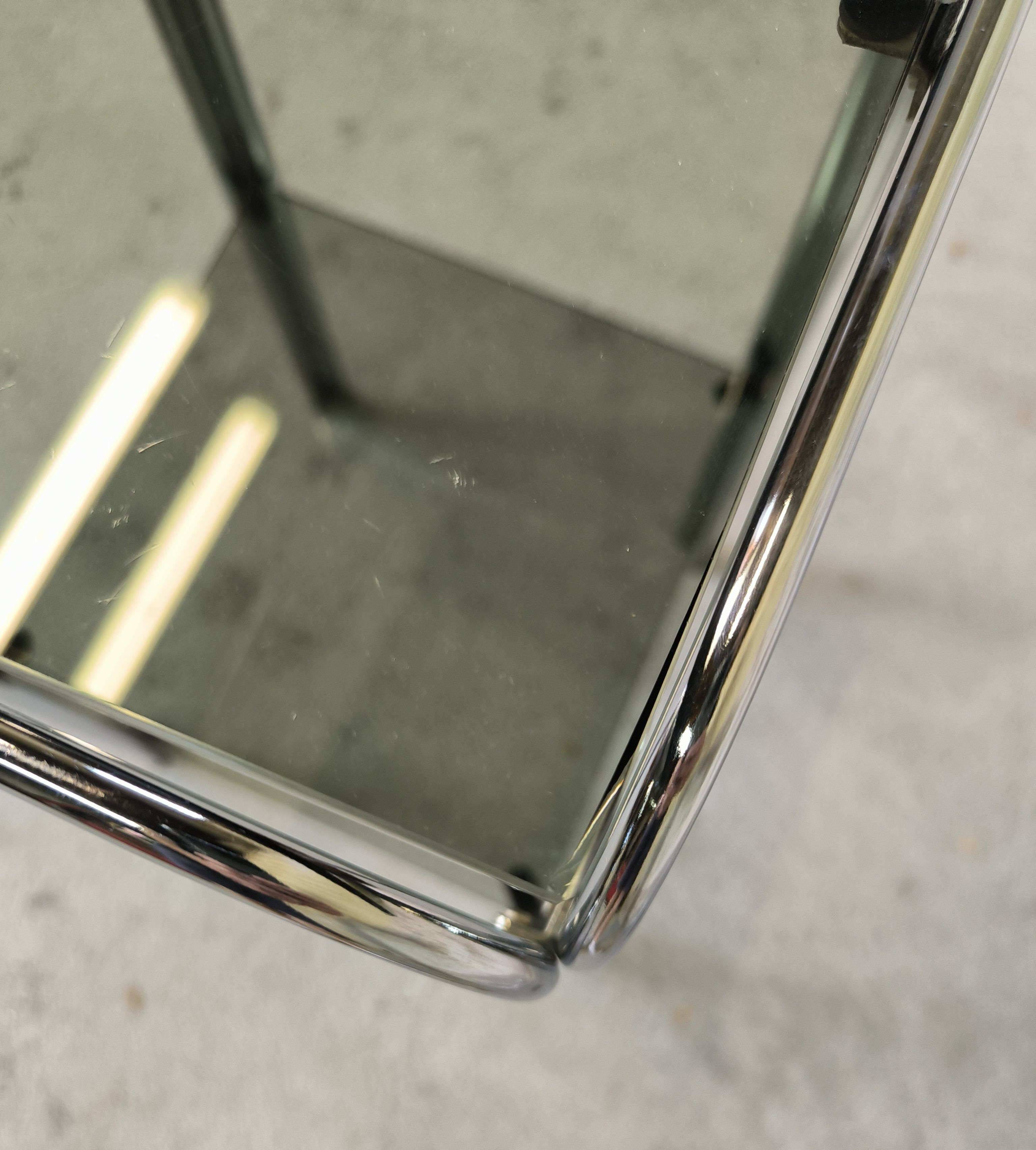 Vintage chrome saddle