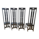 Set of 4 Ingram chairs by Charles Rennie Mackintosh