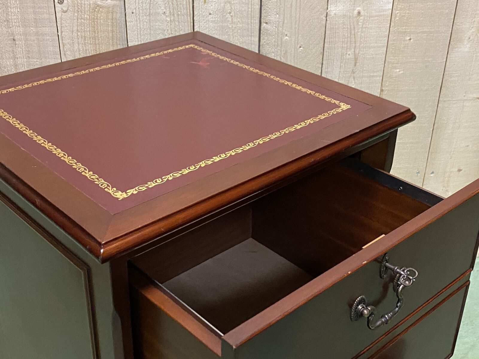 Mahogany filing cabinet 1950