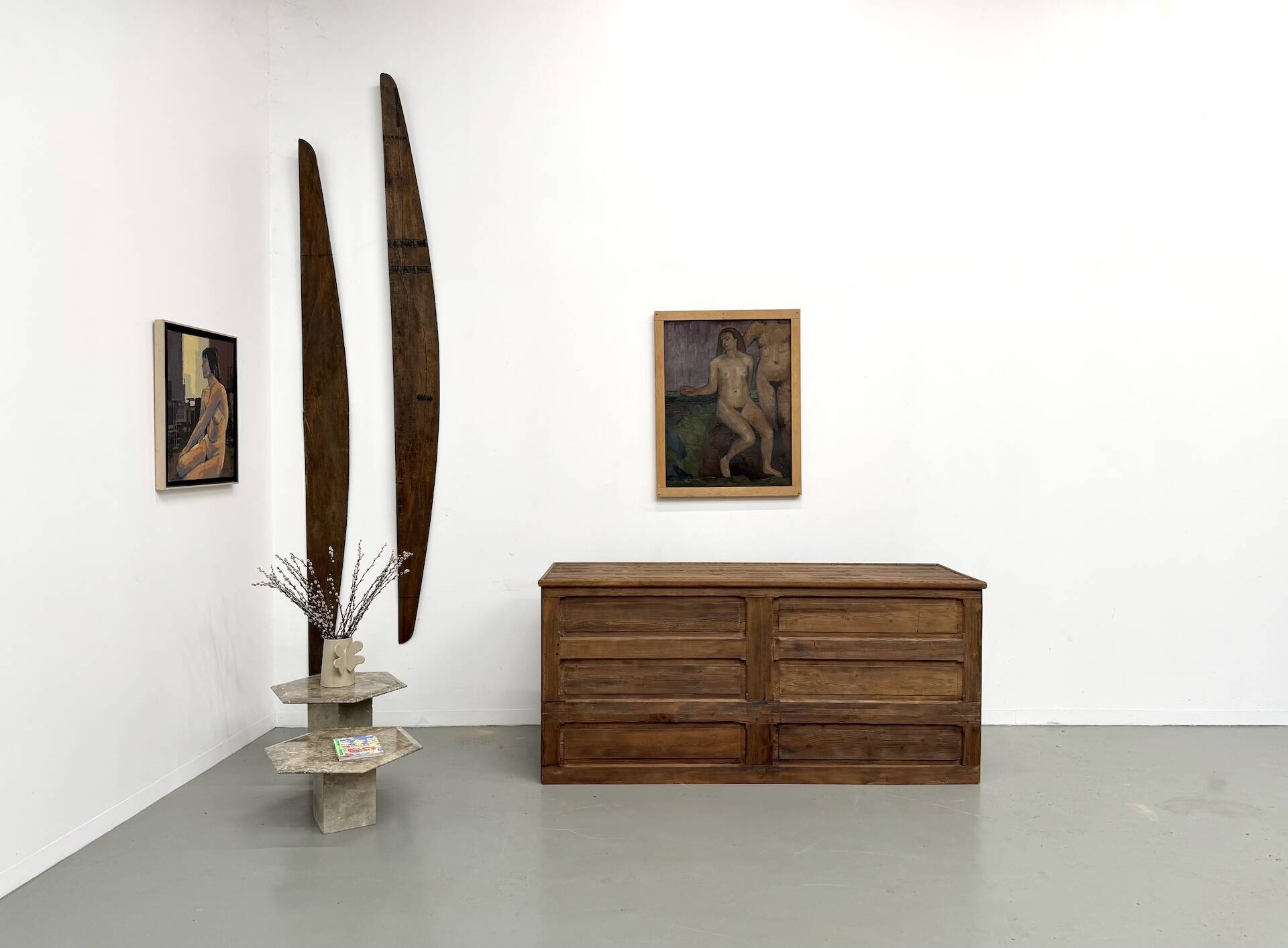 Pine workbench circa 1950