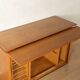 Very rare functional mid-century desk, 1960s, solid wood, Germany