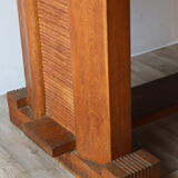 Modernist solid oak dining table, 1940