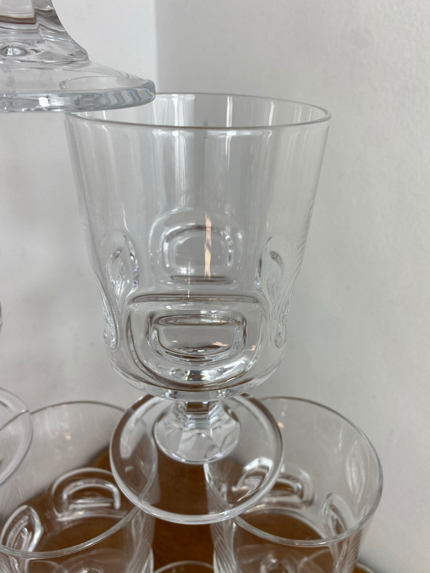 Verres graphique, Cristal D’Arques 