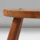 Rustic Wooden tripod Stool, France 1920s
