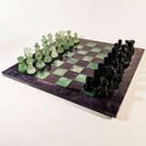 1970 Volterra Alabaster Chess Set - Made in Italy