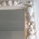 Unique decorative plaster mirror with fruit decorations