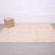 Cream Handmade Moroccan Rug 167 x 242 cm - Beige Beni Ourain Rug Berber