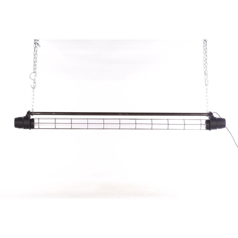 Industrial refurbished cage black lamp