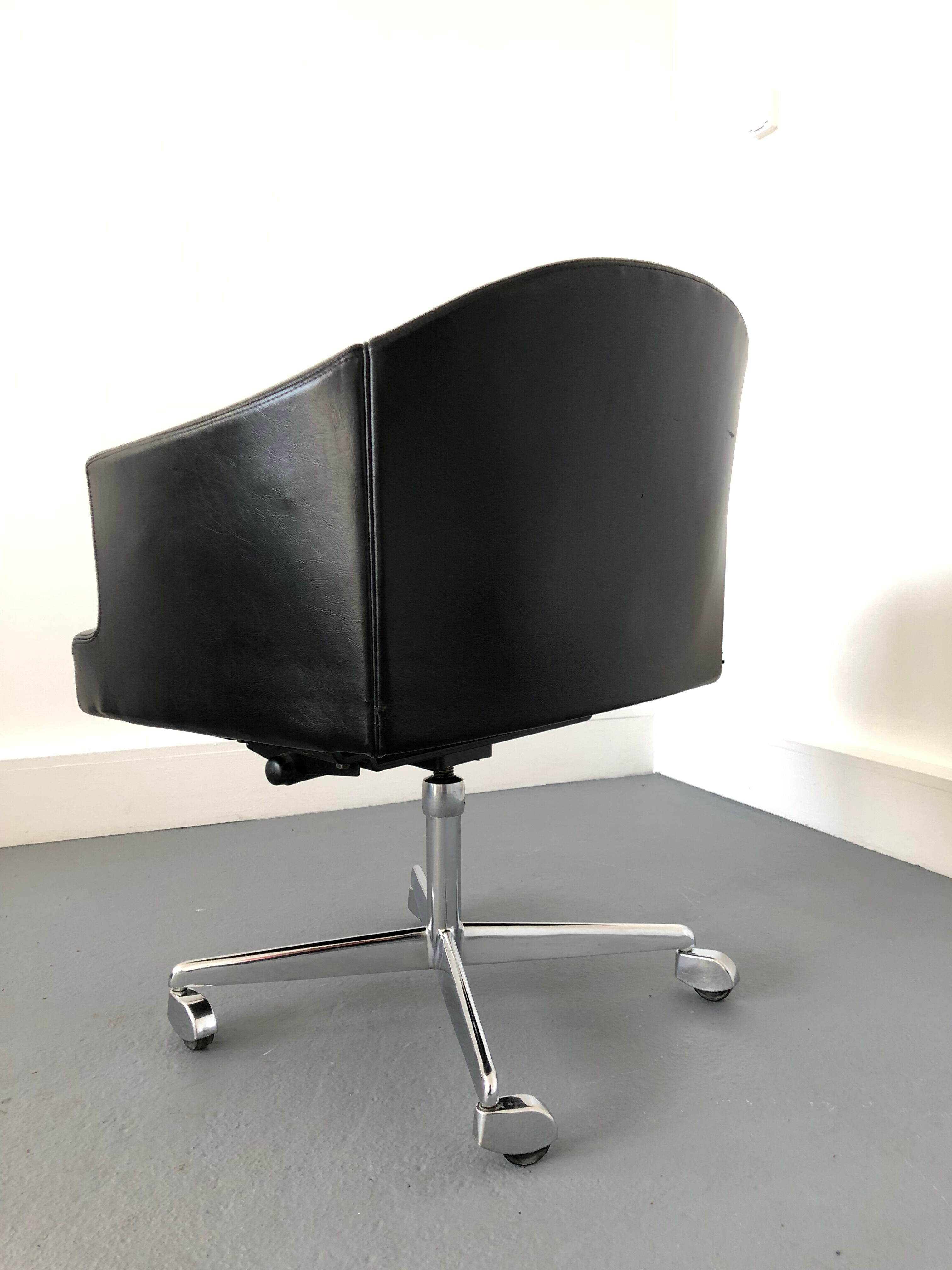 Chaise de bureau années 1970