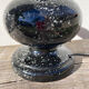 Black Memphis 80 speckled ceramic lamp base