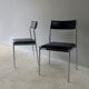 4 1960’s Belgian mid century leatherette dining chairs by ‘Tavo’