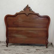 Headboard made of carved wood