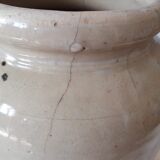 Canned pot in glazed sandstone