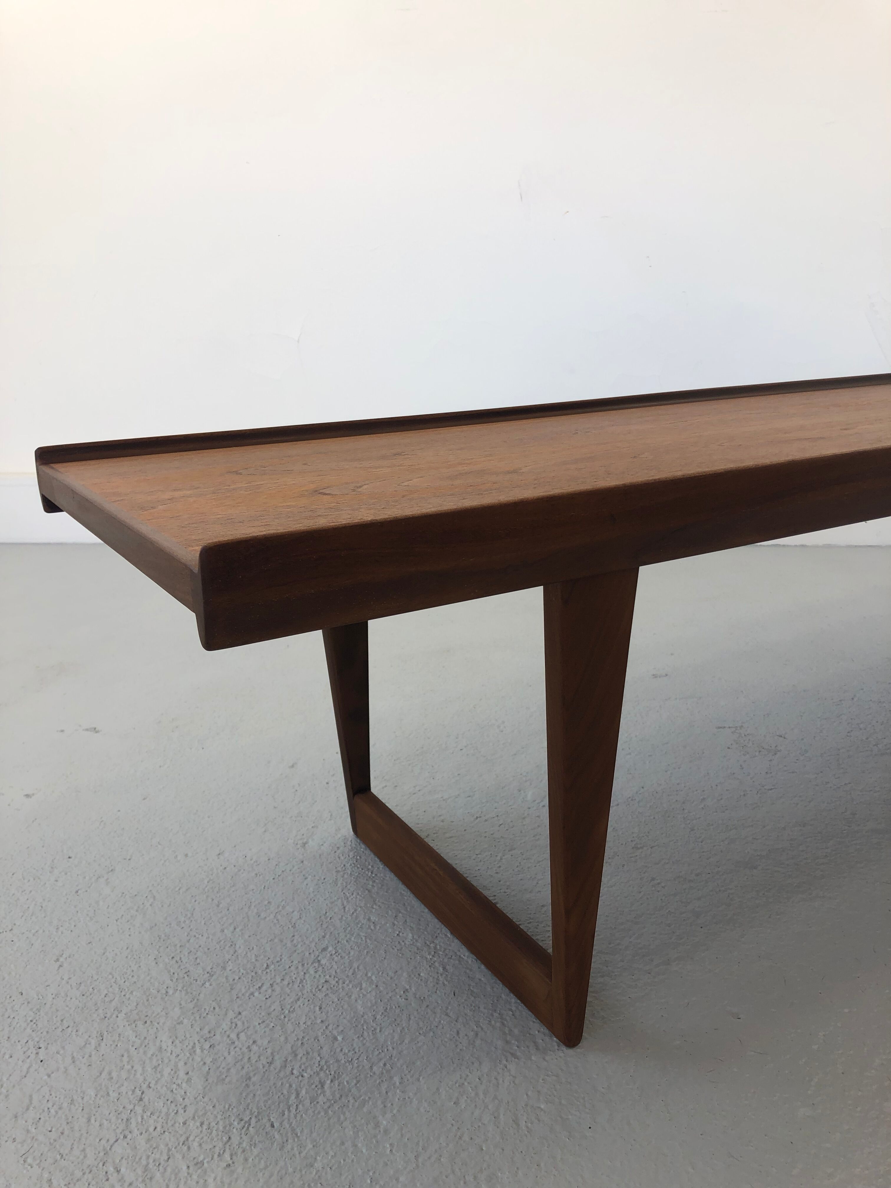 Mid-Century Danish Teak Coffee Table by Peter Løvig Nielsen for Løvig, 1960s