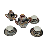 Japanese tea set late nineteenth early twentieth Century Dragonware Moriagee