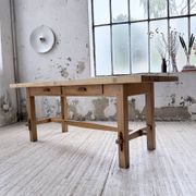 Table mobilier montagne 1950 hêtre massif